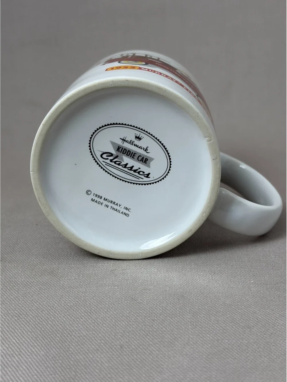 Vintage 1998 Hallmark Kiddie Car Classics 1955 Murray Fire Truck Mug Cup